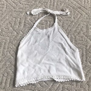 Crochet halter top